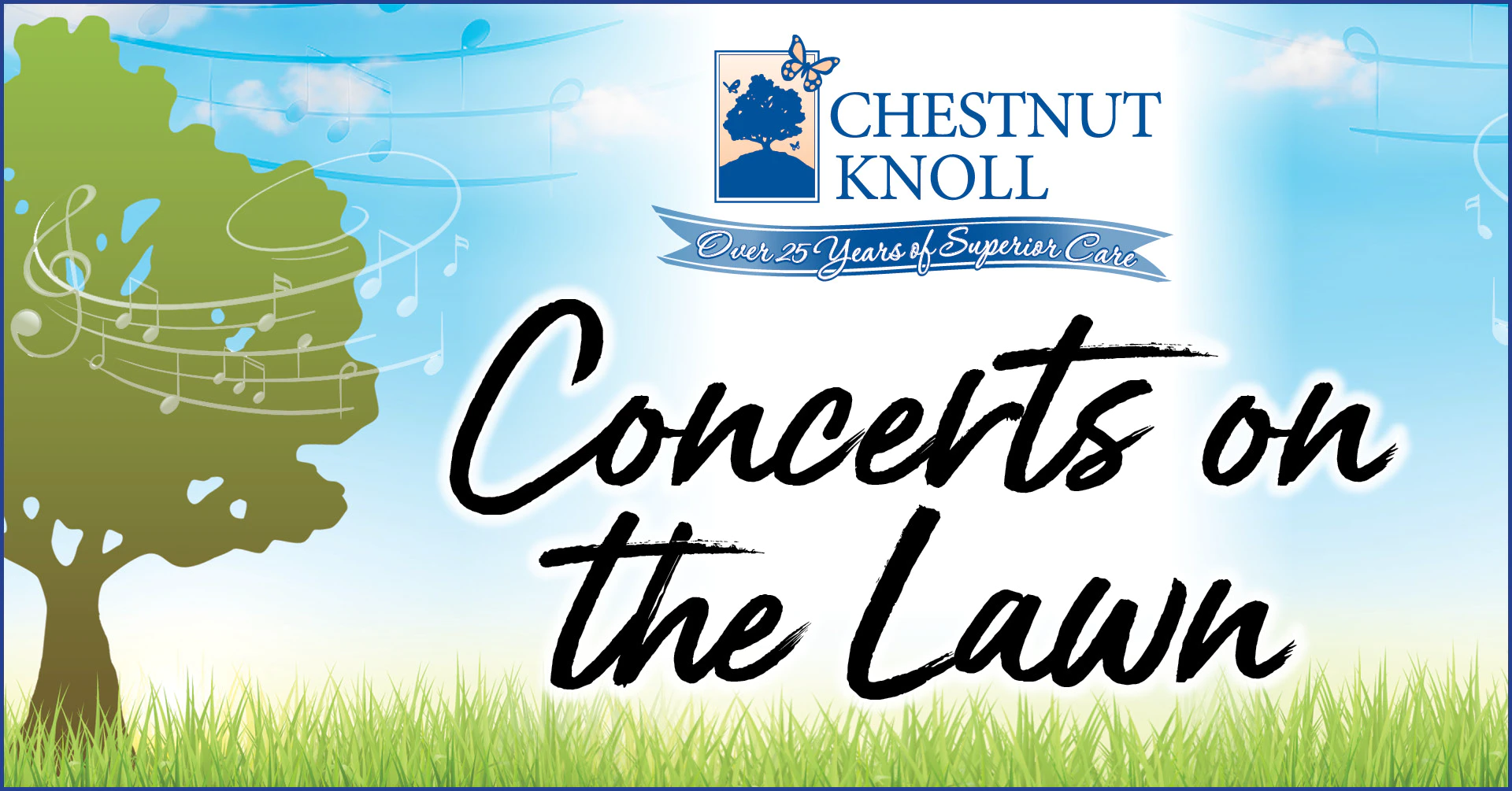 Concerts on the Lawn promotional banner