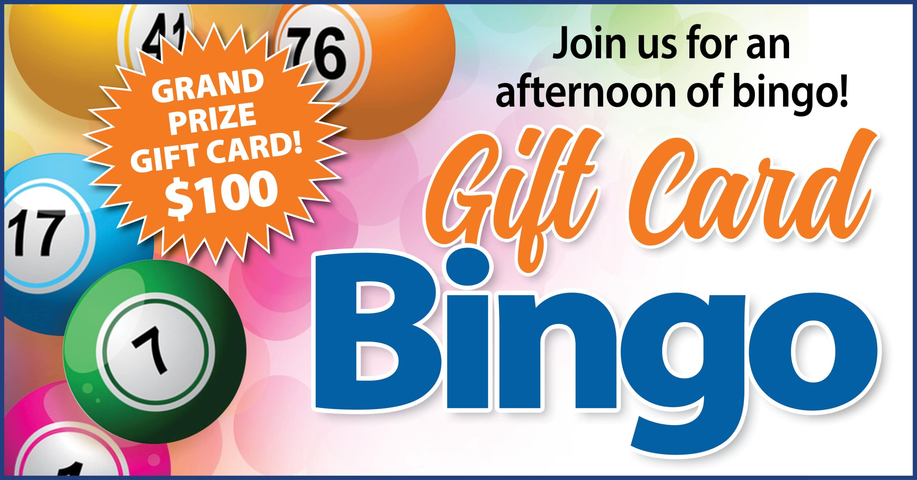 Gift Card Bingo